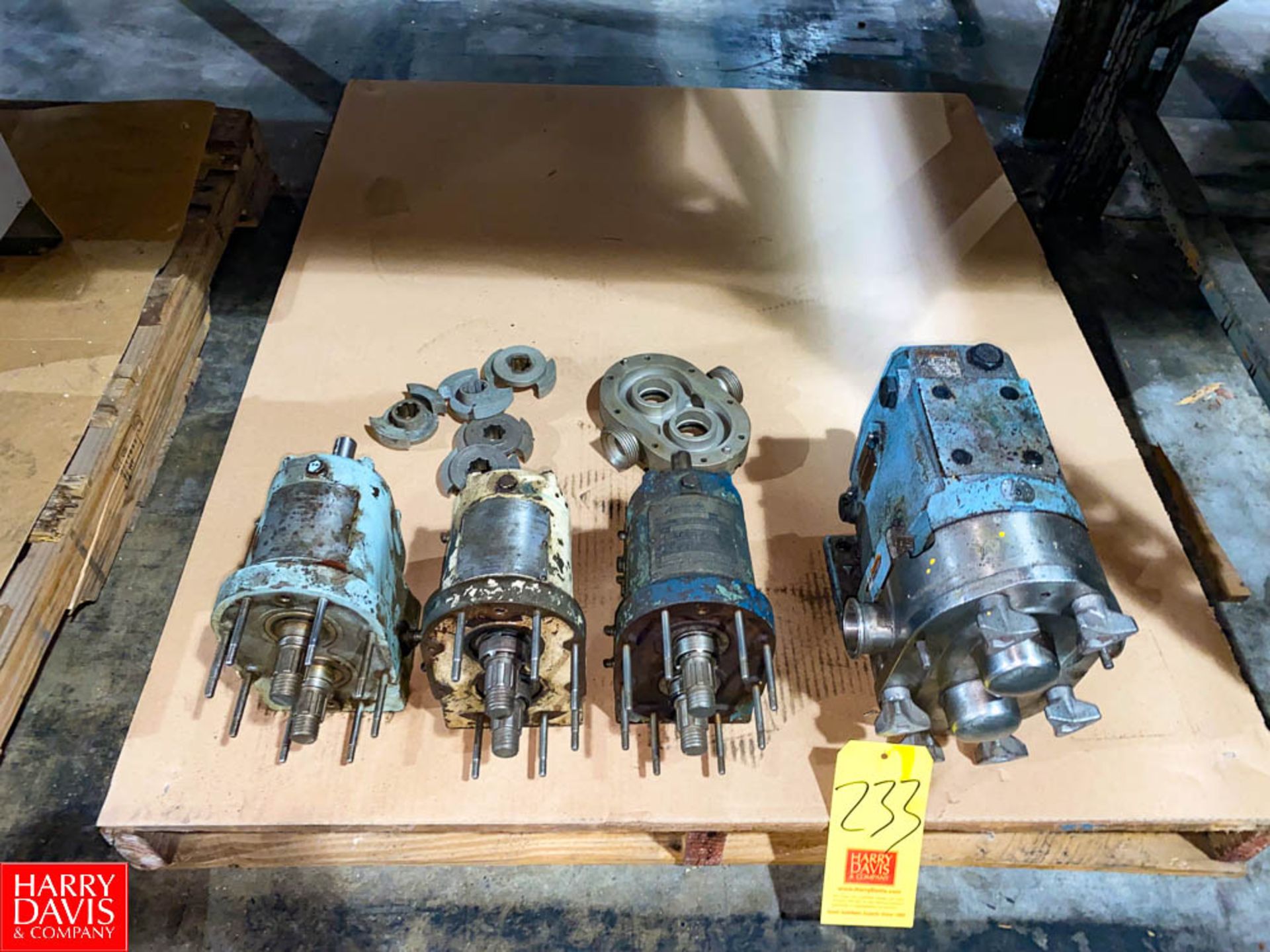 Positive Displacement Pump Pump Heads - Including: Waukesha Cherry-Burrell , Model: 030 and (3)