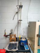 Electro mantle Lab Distillation Apparatus with (2) Spare Flasks and Pipettes - Rigging Fee: $25