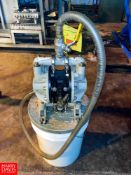 1.2" Diaphragm Pump Mounted on Plated 5 Gallon Bucket Lid - Rigging Fee: $25