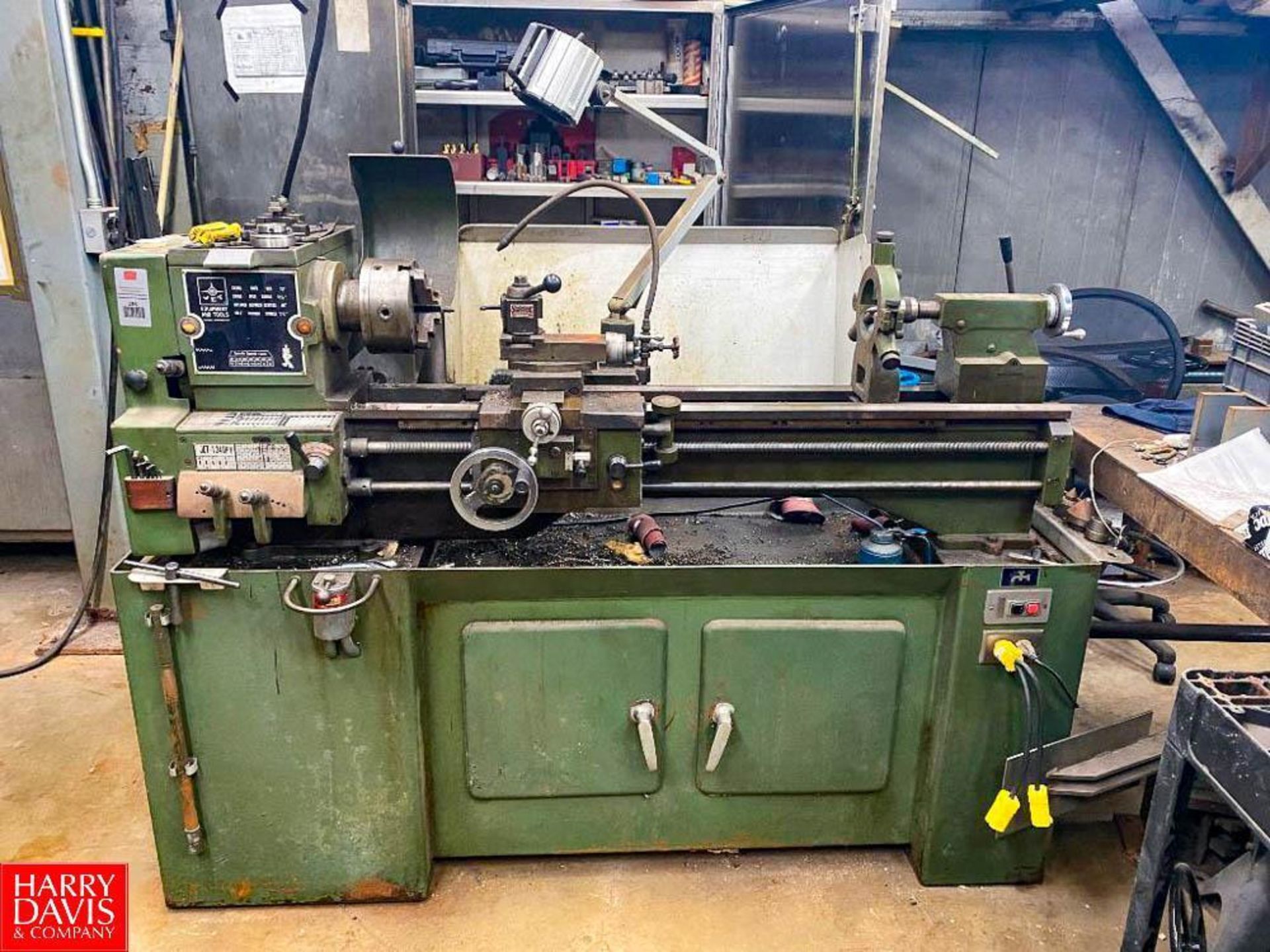 Jet Lathe, Model: JET1240PY with 3 Jaw Chuck, Tool Holder, Steady Rest and Tail Stock