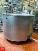 500 Gallon Jacketed S/S Processor with Hinged Lid