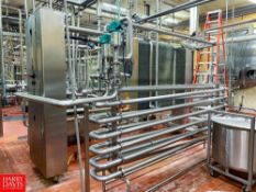 APV 3,500 Gallon/Hour Pasteurizer with 3-Zone Plate Heat Exchanger