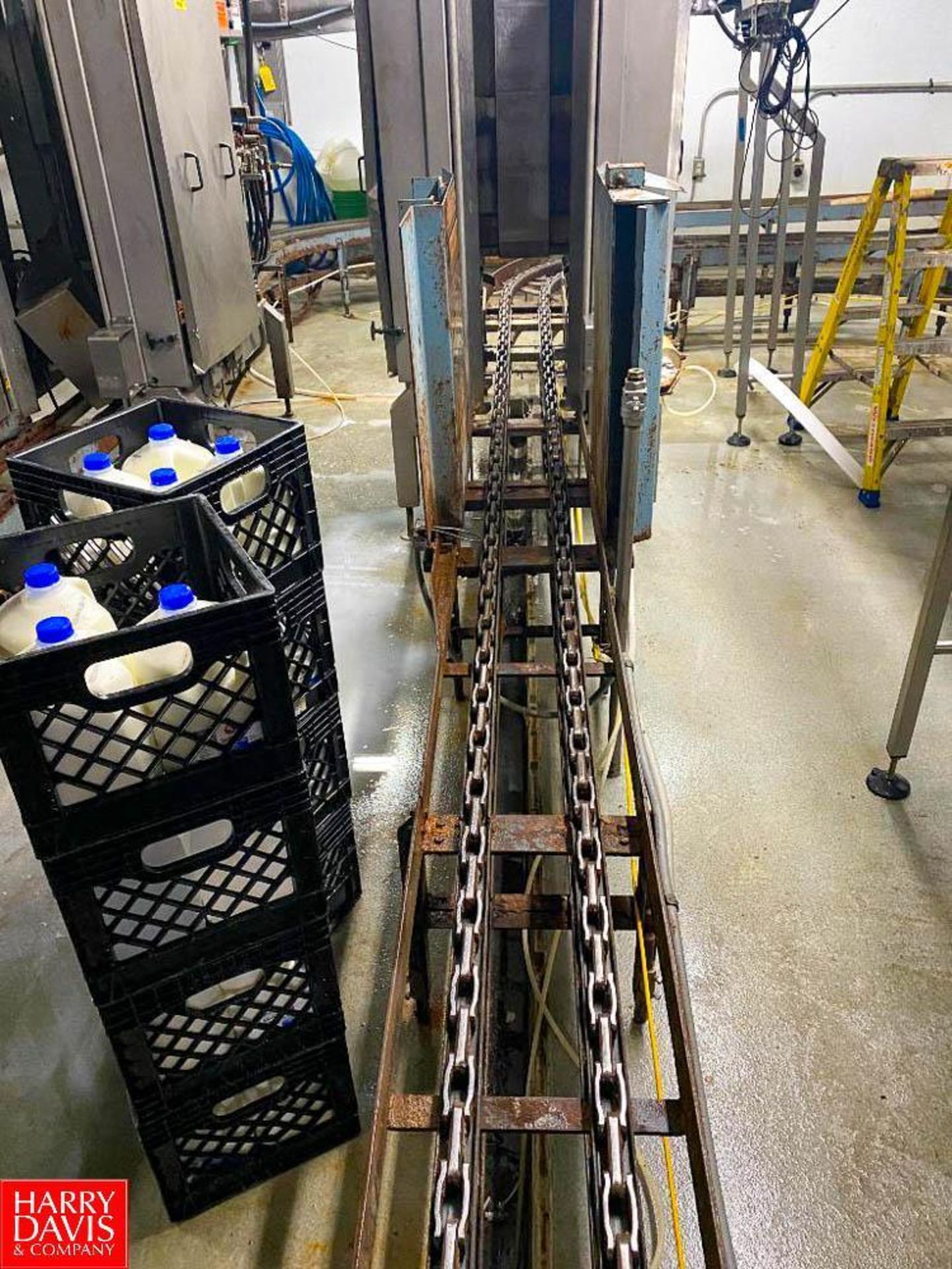 Above Ground Case Conveyor System with Chain and Track To Palletize - Rigging Fee: $6000 - Image 3 of 5