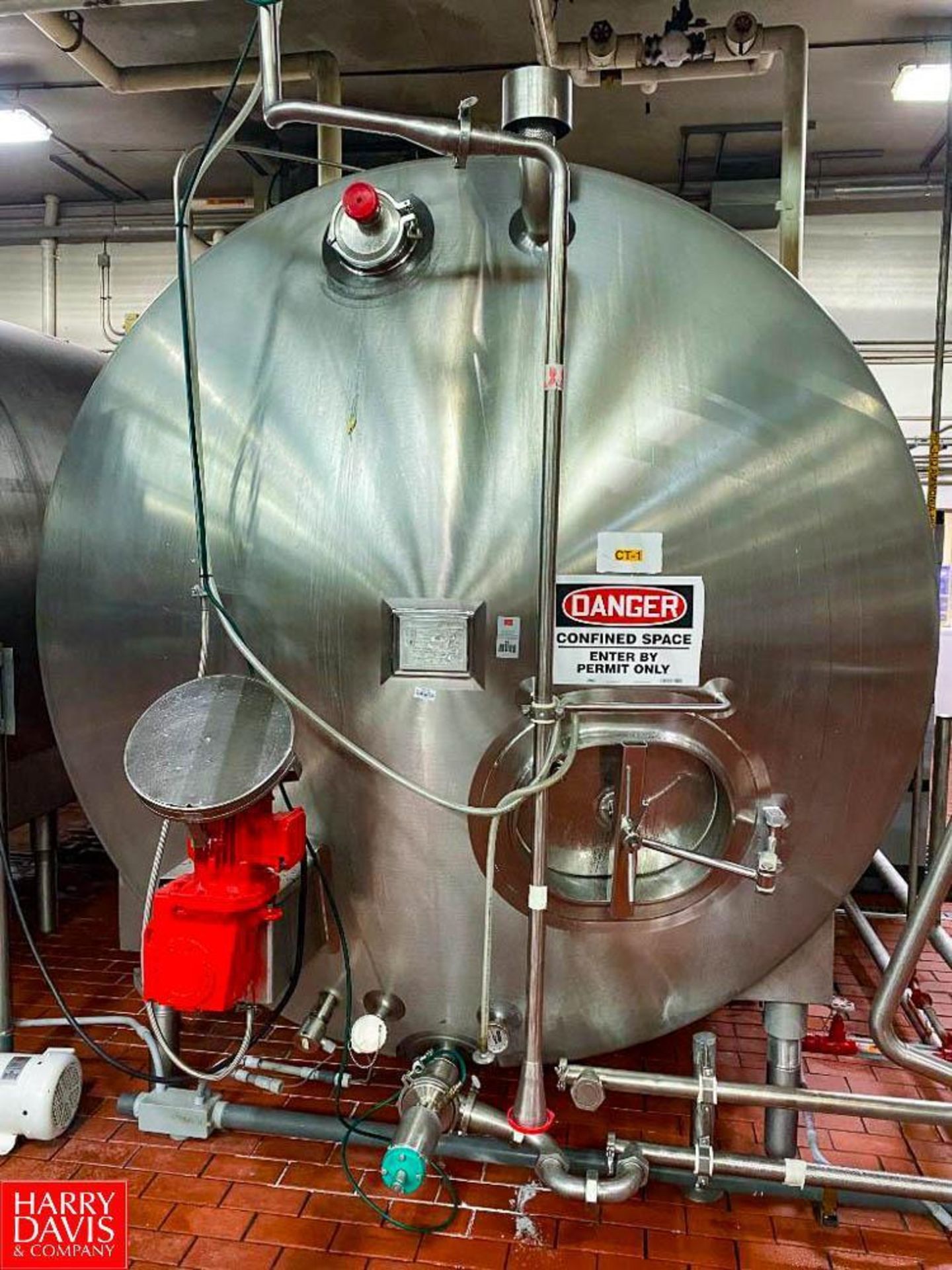 Feldmeier 4,200 Gallon All S/S Jacketed Tank with Horizontal Agitation, S/N A-329-03 (CT 1) - Image 2 of 3