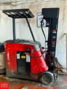 Raymond 3,000 LB Capacity Stand-Up Electric Forklift , Model: R30-0300M , S/N R3-06-11349