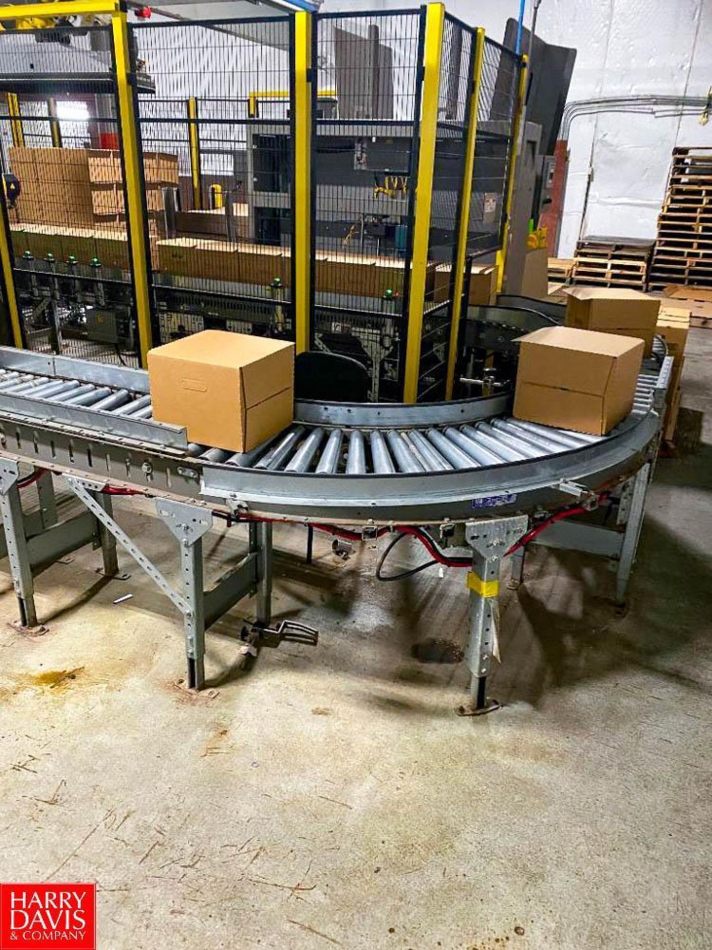 2018 70'+ Industrial Kinetics Power Roller Conveyor with 90° and 180° Turns, 15" Width with - Image 4 of 4