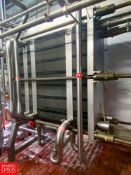 Tetra Pak 4,500 GPH Pasteurizer with 4-Zone S/S Frame Plate Heat Exchanger, Model: 1, 3 Dividers