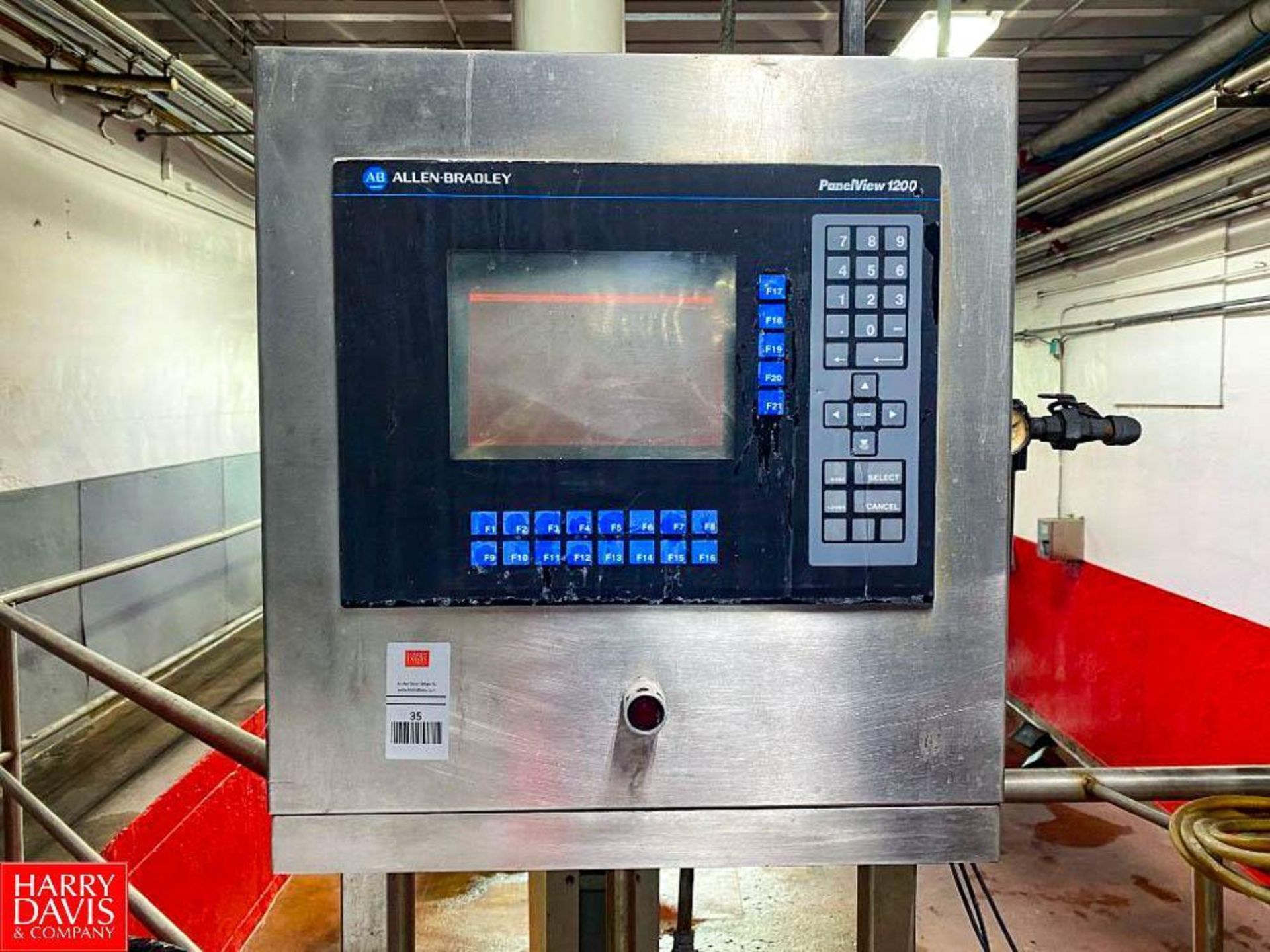 Allen-Bradley PanelView 1200 HMI with S/S Enclosure - Rigging Fee: $150