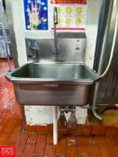 S/S Wash Sink with Knee Controls - Rigging Fee: $200