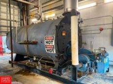 2013 Williams and Davis 350 HP Steam Boiler, Model: 4300W-150S-07, S/N 10223 with Fulton Make Up