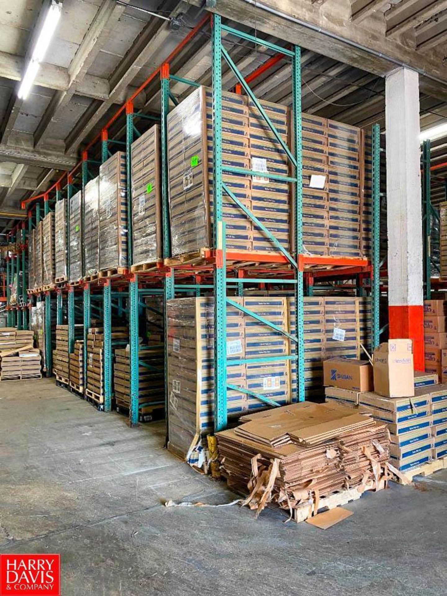 Sections Pallet Racking, 2 Deep - Rigging Fee: $1500