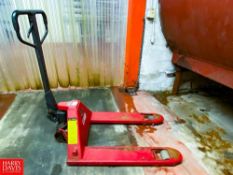 Hydraulic Pallet Jack - Rigging Fee: $25