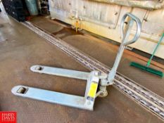 Dayton S/S Hydraulic Pallet Jack - Rigging Fee: $25