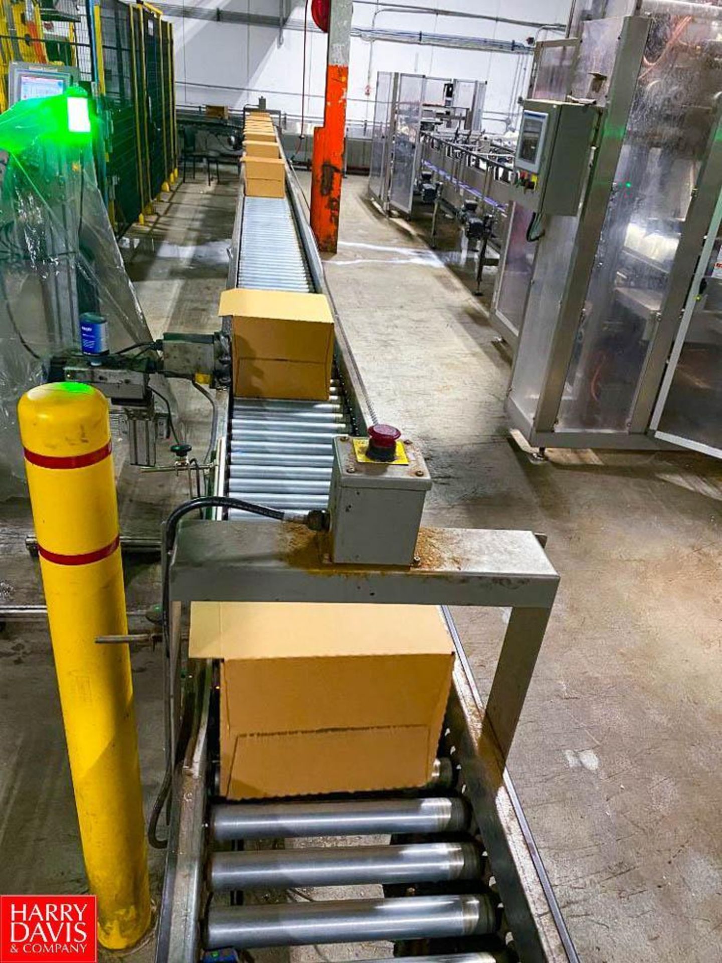 2018 70'+ Industrial Kinetics Power Roller Conveyor with 90° and 180° Turns, 15" Width with - Image 3 of 4