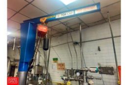 CM Value Star .5 Ton Electric Chain Hoist, with Crane Hoist Jib - Rigging Fee: $1200