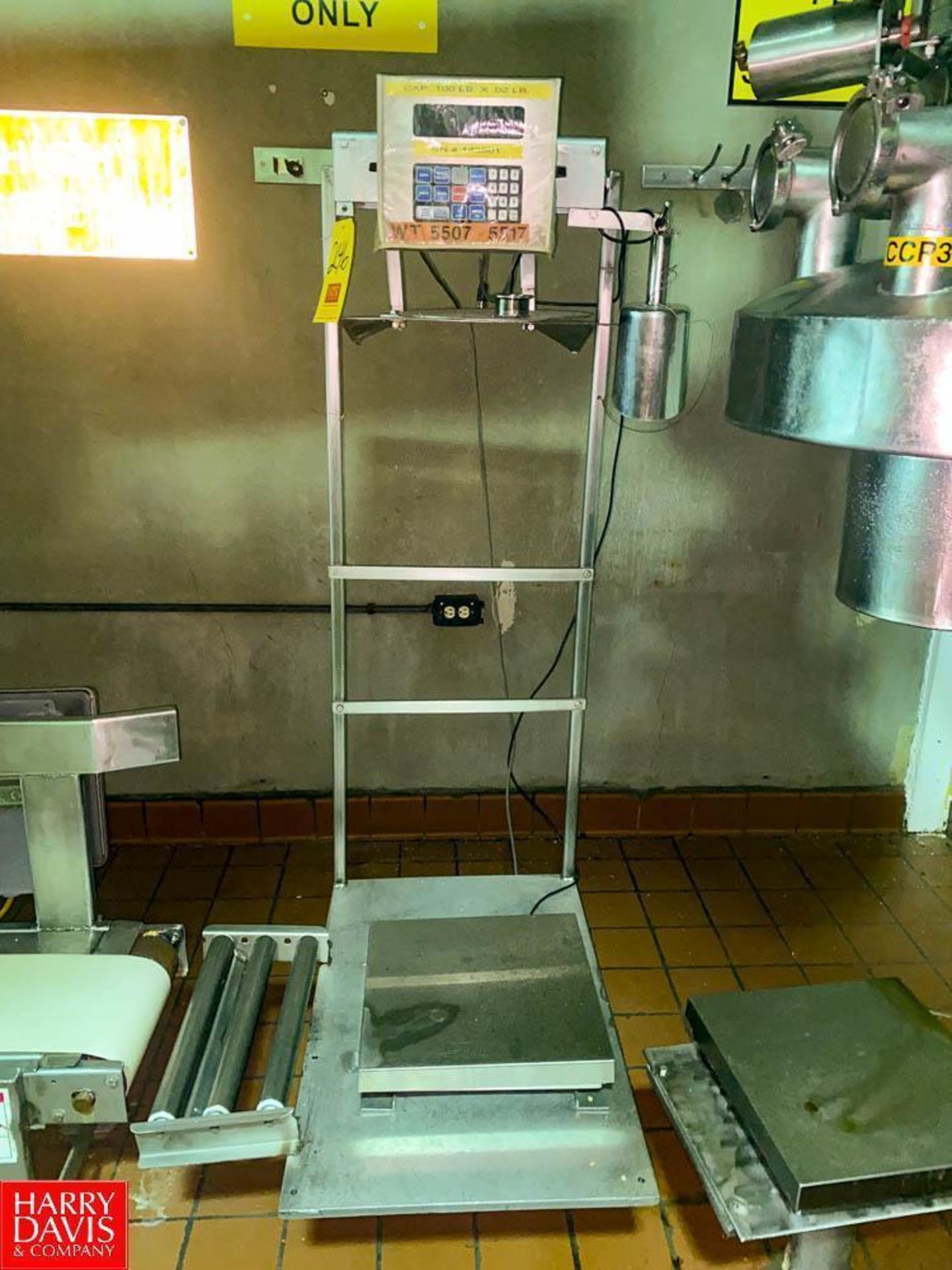 GSE, Model: 465 S/S 100 LB Capacity Digital Scale - Rigging Fee: $100 - Image 2 of 2