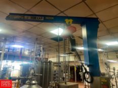 CM Value Star .5 Ton Electric Chain Hoist, with Crane Hoist Jib - Rigging Fee: $1200