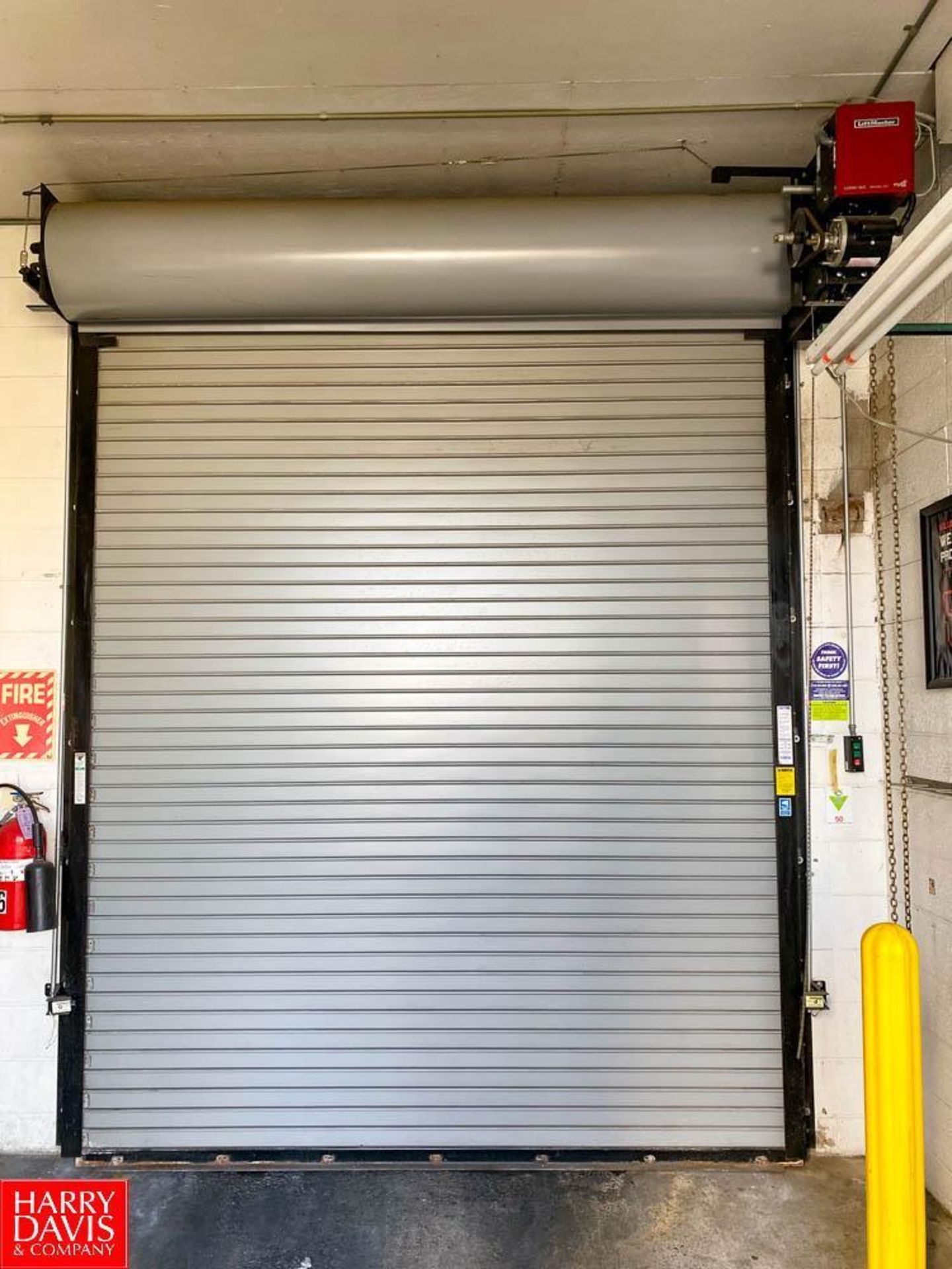 R&S 106" Width Power Rollup Door - Rigging Fee: $900 - Image 5 of 6