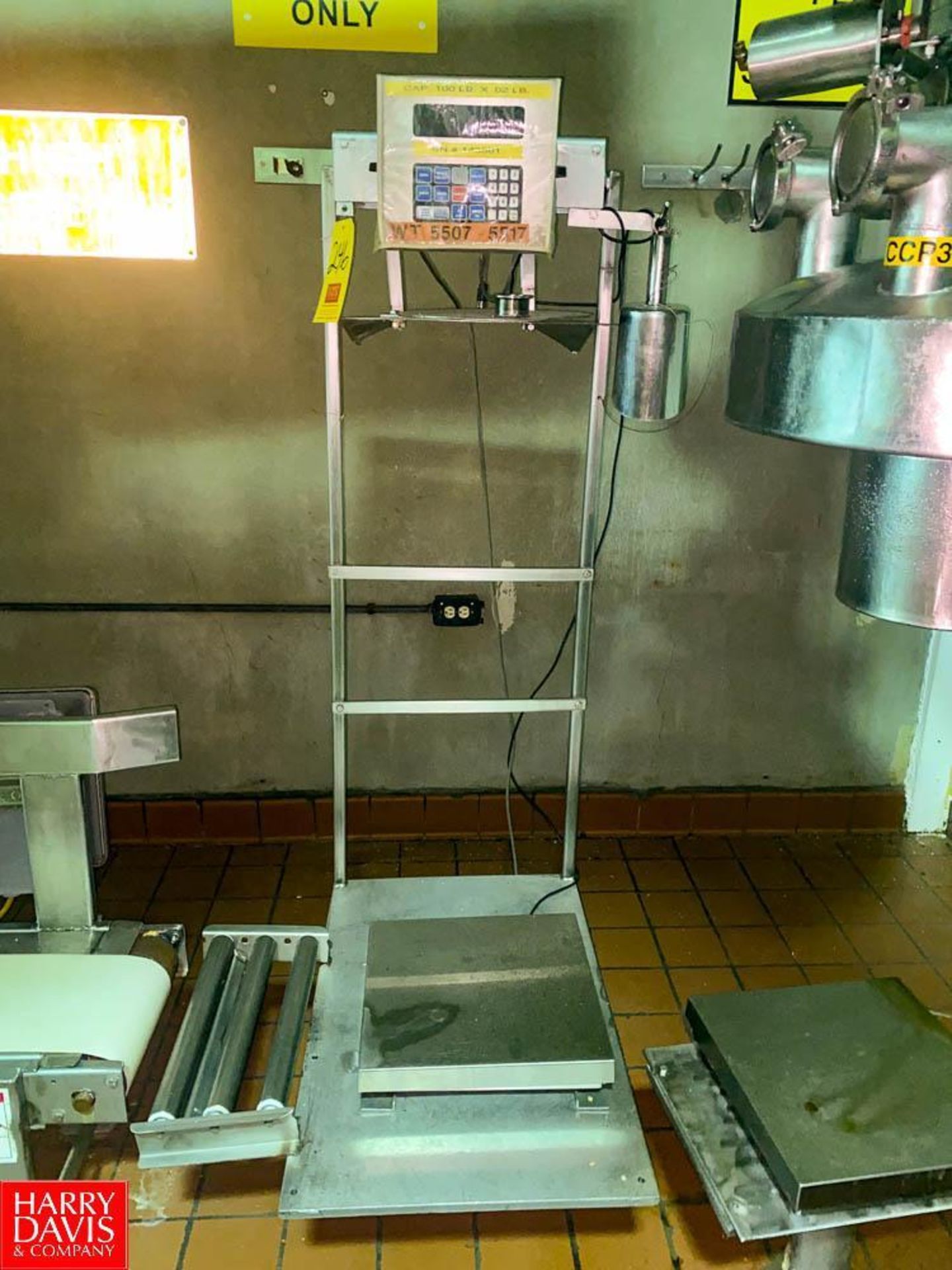 GSE, Model: 465 S/S 100 LB Capacity Digital Scale - Rigging Fee: $100