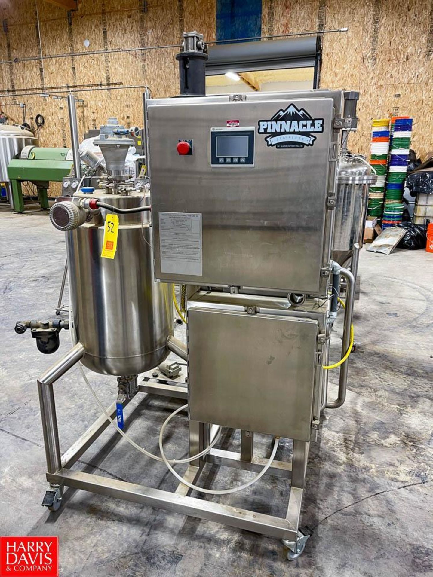 2019 Pinnacle Filtration Skid : S/N 3-001005, Mounted on Portable S/S Frame **Never Installed