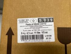 NEW UNOPENED Boxes 5 KG (11 LB) Pasta Al Gran Caffe