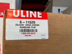 (Unopened Box) Uline S-11520 20" x 4,200' 200 GA Shrink Bundling Film