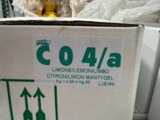 NEW UNOPENED Boxes 20 KG (44 LB) Geldue Lemon Flavored Paste