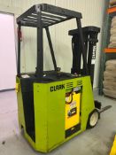 Clark 3,000 LB Capacity, Electric Forklift, Model: ESMII-15, S/N: ESM247-0003-8714FB