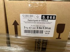 NEW UNOPENED Boxes 6 KG (13.25 LB) Pasta Al Gusto Di Vaniglia