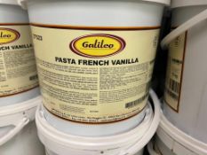 NEW UNOPENED Tubs 13 KG (28.6 LB) Galileo Pasta French Vanilla