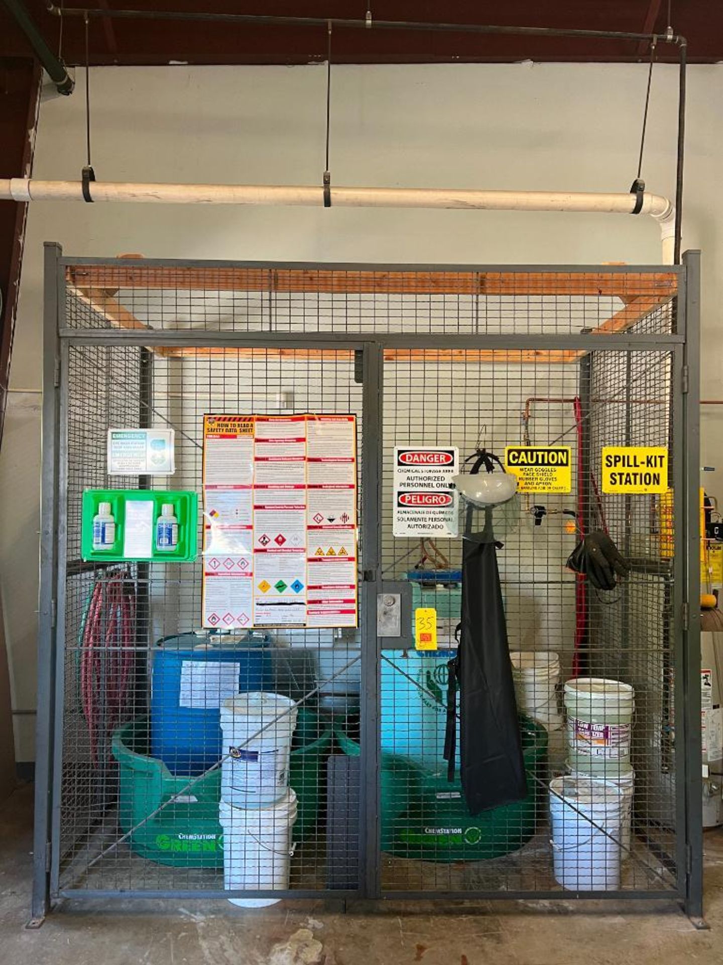 100" x 52" x 101" Chemical Cages