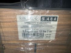 NEW UNOPENED Boxes 5.5 KG (12.1 LB) Variegato Gianduiotto (Chocolate Hazelnut) Flavoring