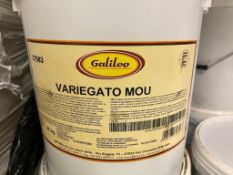 NEW UNOPENED Tubs 25 KG (55.1 LB) Maestri Gelatieri Italiani Variegato Mou