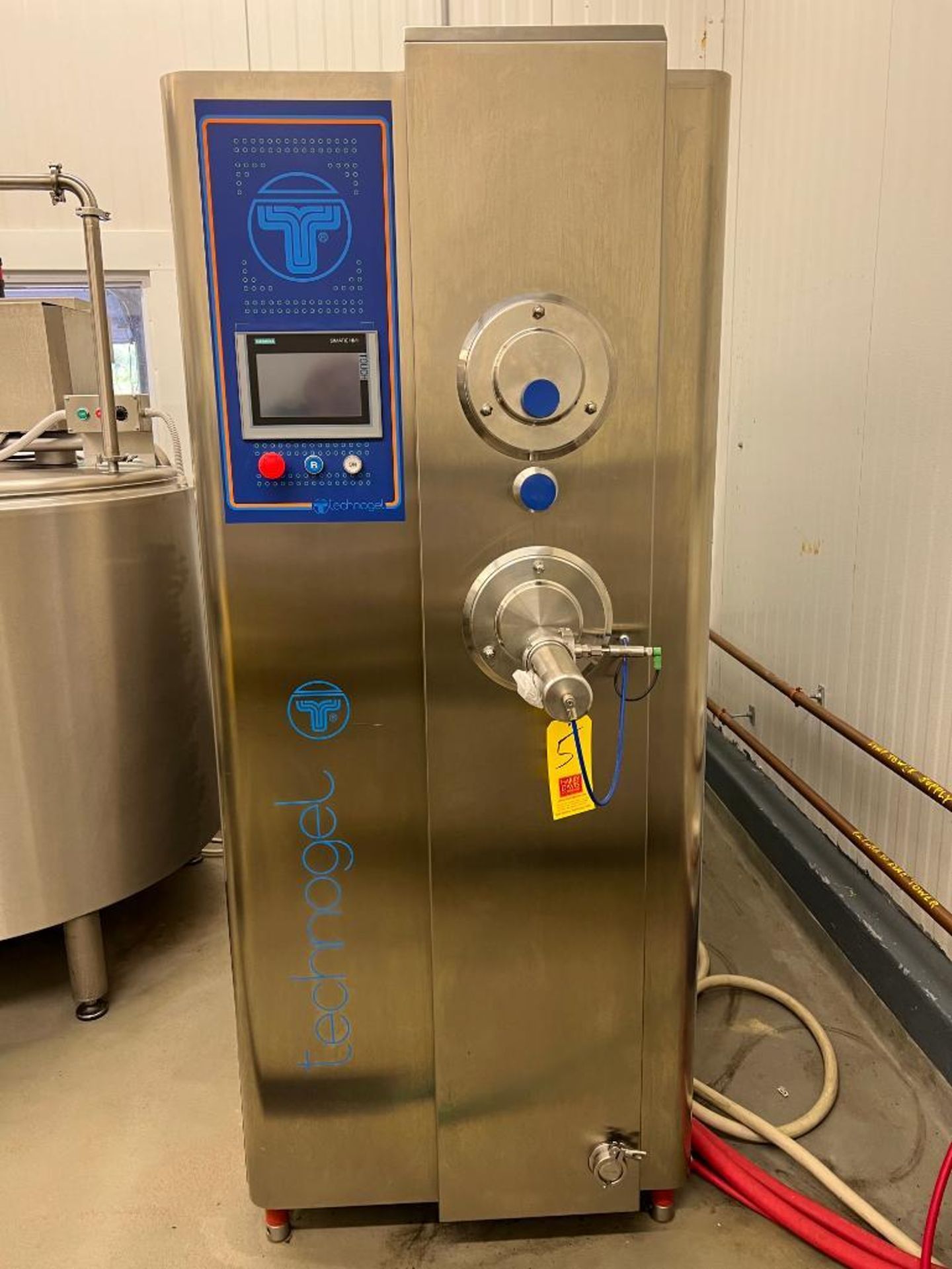 2016 Technogel 1500 Continuous Freezer, S/N: 007516N with Siemens Simatic HMI - Subject to Bulk Bid