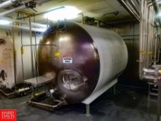 Walker 2,000 Gallon S/S Horizontal Insulated Tank, with S/S Front, Vertical Agitation, S/S Spray Bal