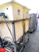 (2) Chem-Trainer Approximately 150 Gallon Skid Mounted Refrigerator Polly Tanks with Pumps - Rigging