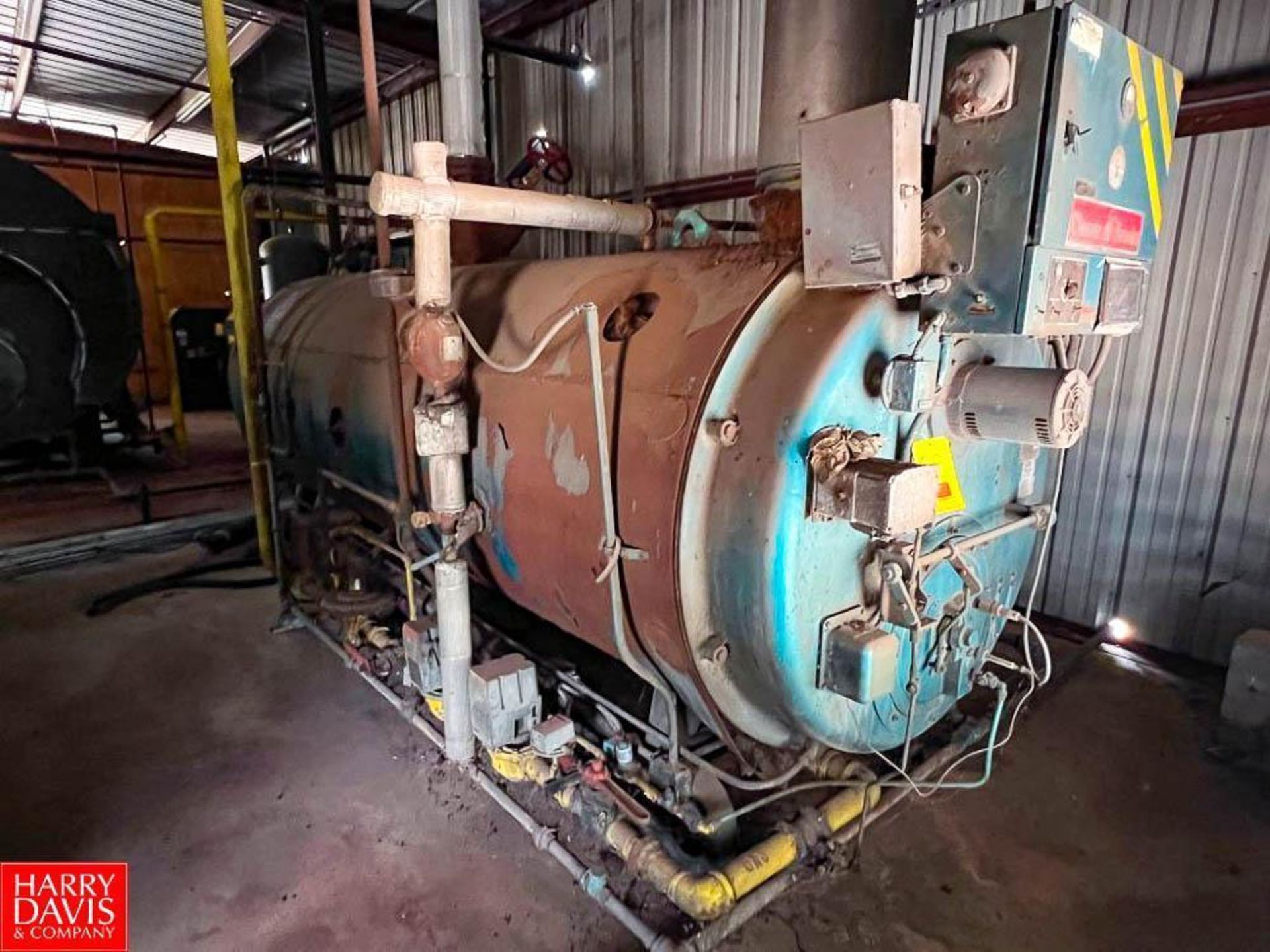 Cleaver Brooks 150 PSI Package Boiler, Model: CB.700-100, S/N: L-71319 - Rigging Fee: $3500