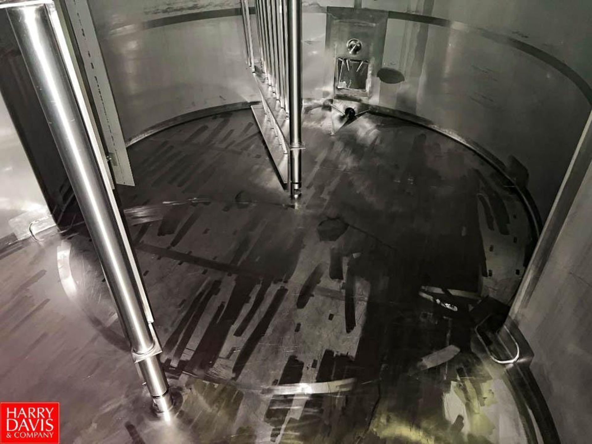 Damrow 40,000 LB/HR Jacketed S/S Double-O Cheese Vat with Dual-Vertical Knife Agitation - Image 2 of 3