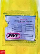 2019 Joe White Tank Company 250 PSI Air Receiver, S/N: 19-1456 with (2) Parker Float Tanks