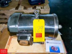 NEW Gator S/S Clad, 5 HP 3,525 RPM Motor - Rigging Fee: $50