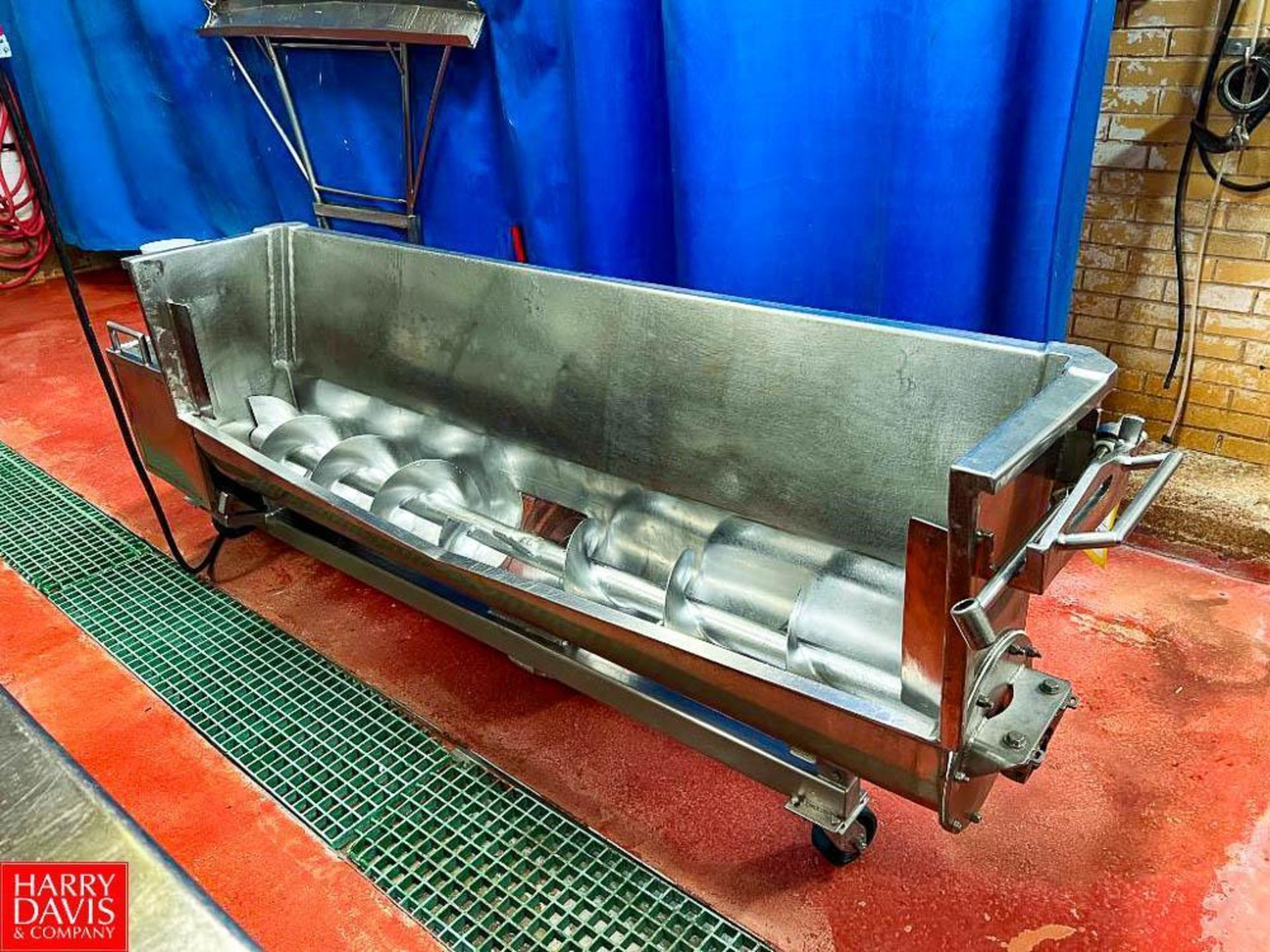 S/S Curd Unloader with Auger - Rigging Fee: $500