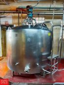 Mueller 600 Gallon Jacketed S/S Processor with Vertical Agitation