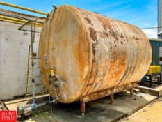 APV/Crepaco 6,000 Gallon Jacketed S/S Horizontal Tank, S/N: D-6339