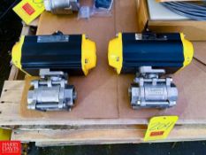 NEW Sharpe 2" Air-Actuated Ball Valves, Model: SPNII085