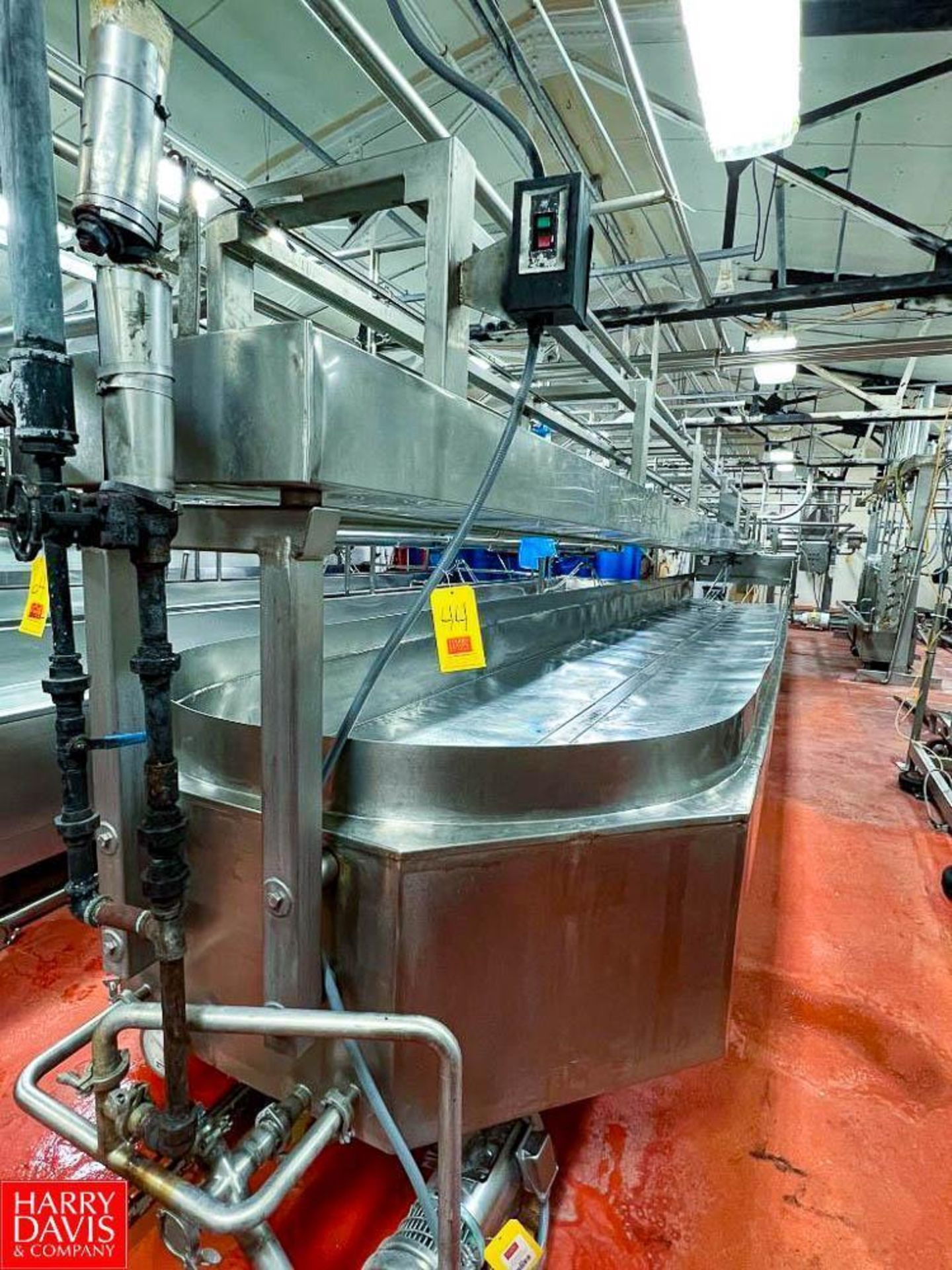 S/S Vat with Carriage, Agitation Knives and Allen-Bradley Controls, Dimensions = 45' x 69"