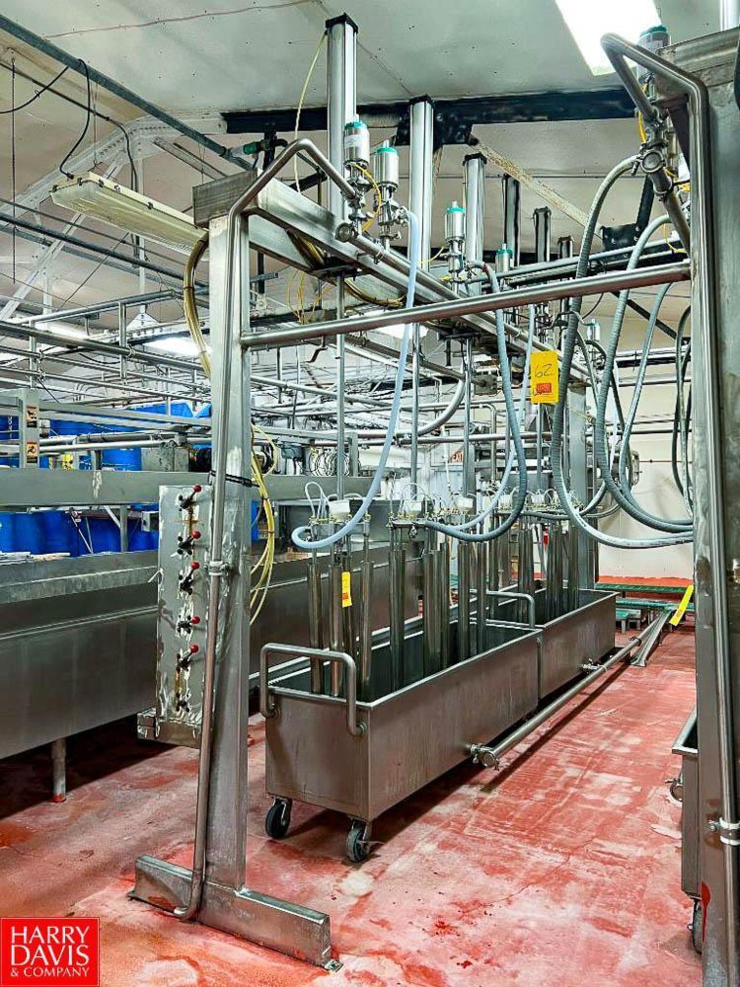 6-Head, Pneumatic Whey/Curd Injection System - Rigging Fee: $2000