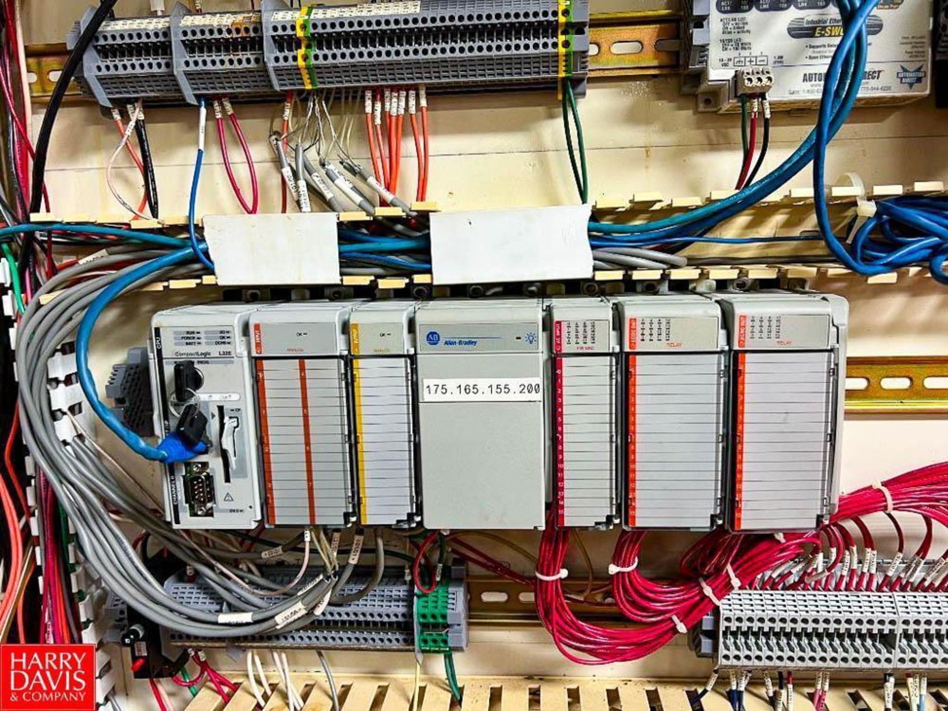 Allen-Bradley PanelView Plus 1000, Allen-Bradley CompactLogix L32E with (5) I/O Cards, Allen-Bradley