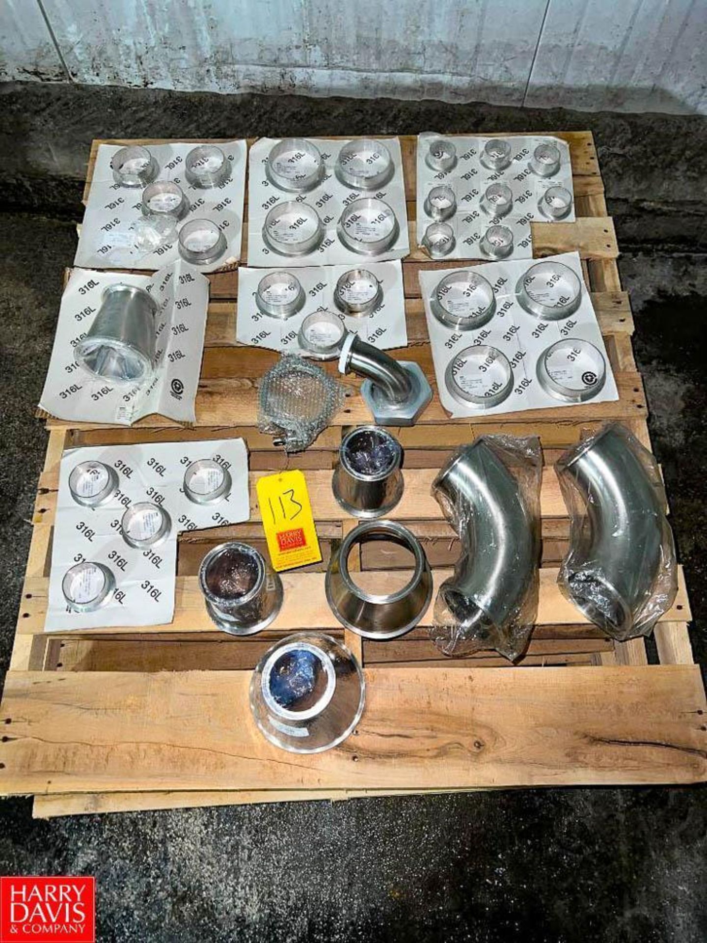 NEW S/S Flanges, Reducers, Elbows, 6" Clamp - Rigging Fee: $75 - Image 2 of 3