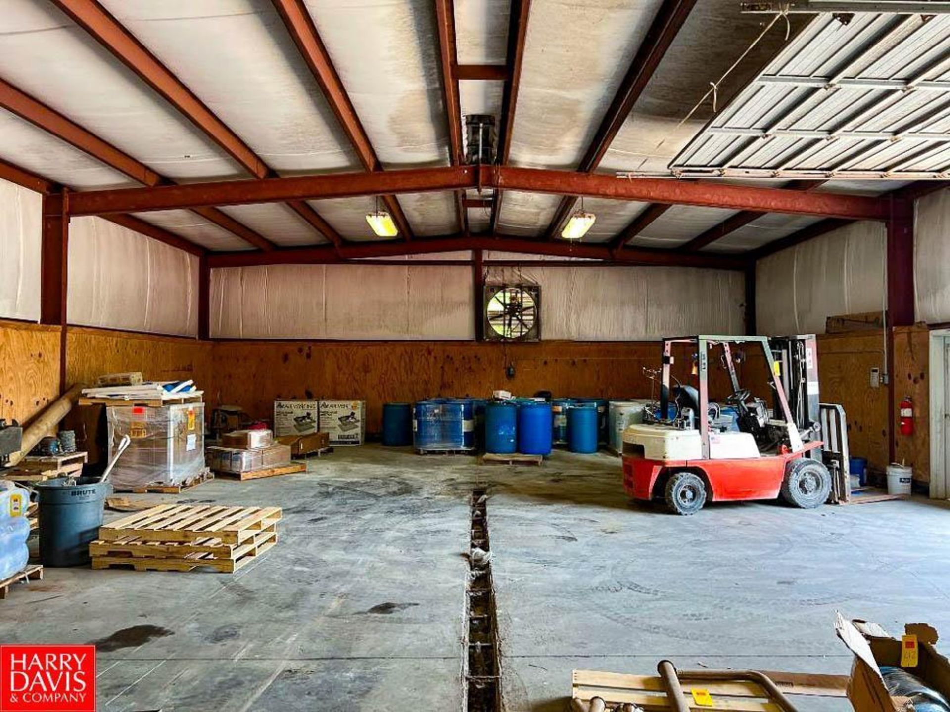 Warehouse, 81' x 40' x 14' with 155" x 12' Roll-Up Door, 7' x 3' Door, (4) Fluorescent Lights - Image 7 of 8