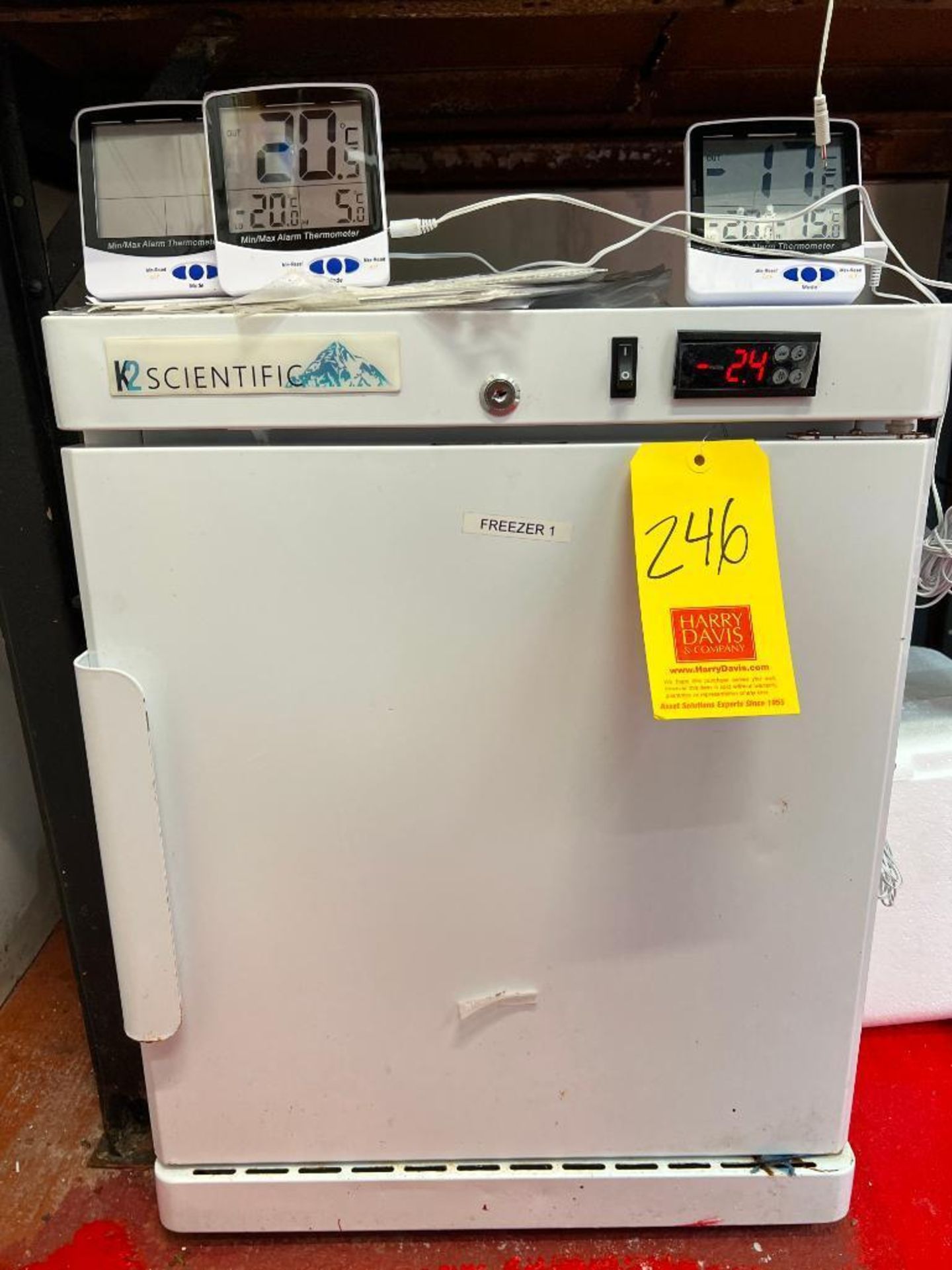 K2 Scientific Lab Freezer with (3) Digital Thermometers - Image 2 of 2